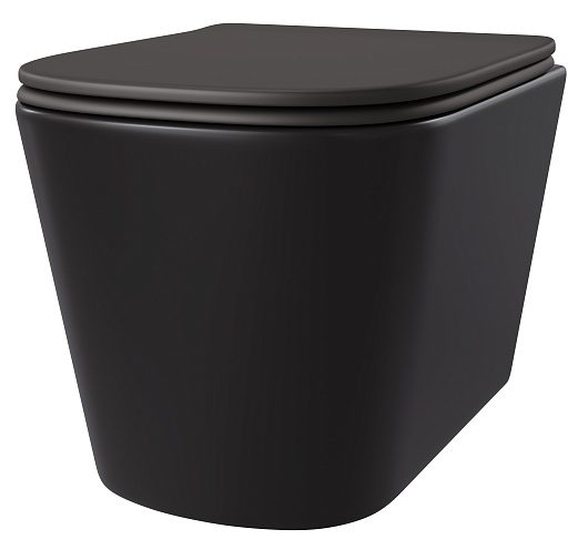 Taliente Унитаз Correto CR25200 Nero подвесной – фото-1